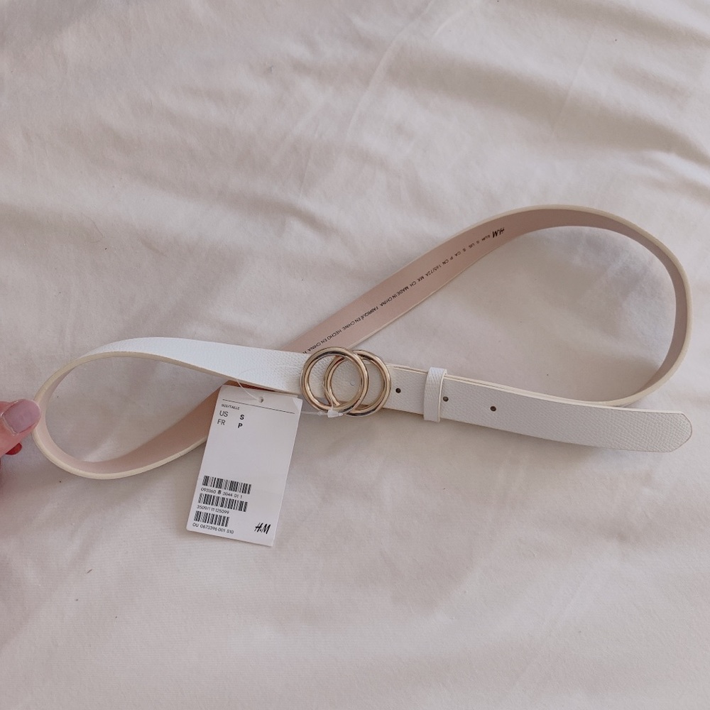 H&M metal buckle waist belt